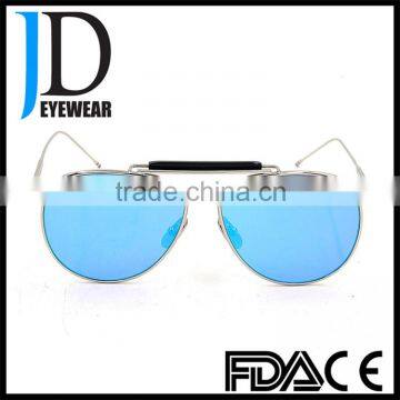 Germany Fashion Design Women Metal Sunglasses.