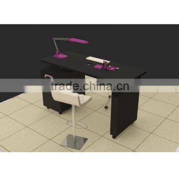 Best Price 3d Design Double Nail Table for Beauty Salon Kiosk photo-5