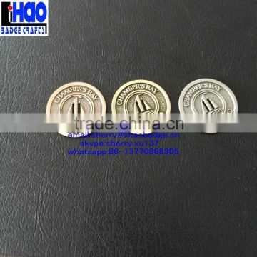 2016 High quality die casting cheap custom coins with hollow out logo