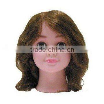 Hair Art Child/Kid Mannequin Girl 12" 100% Human Hair