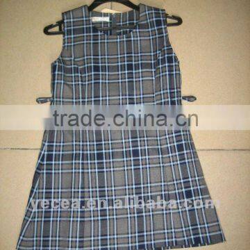 Hot selled school uniforms plaid skirts