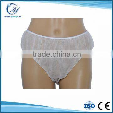 disposable white underwear nonwoven ladies underwear for spa