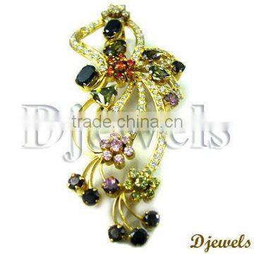 Gold Diamond Pendant, Stylish Diamond Pendant, Diamond Jewelry