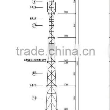 30M Microwave Steel Tower