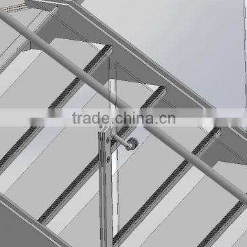 SS316 glass balustrade/handrail bracket/PATCH FITTING