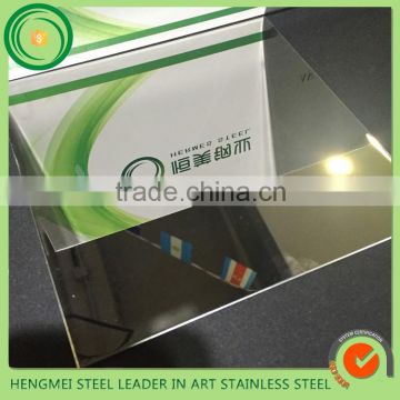 no 8 mirror finish description stainless steel sheet