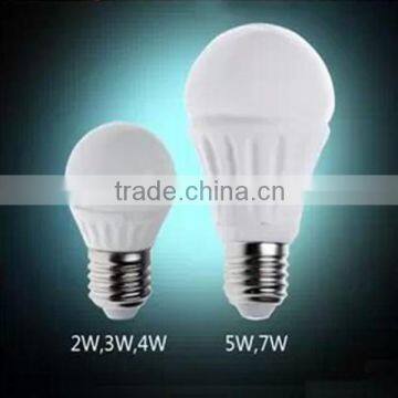 Made in China 2014 Guzhen new 3W,5W,7W,9W,E27 E14 SMD 5630 milky white led ceramics bulbs hot sale JVE-Live Trade Show