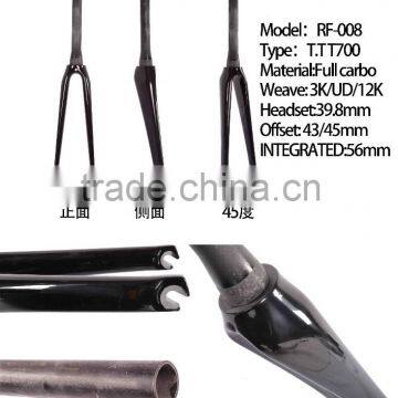 Factory price Road bike suspension front fork/ Carbon disc road bike fork/ carbon fork from Alibaba