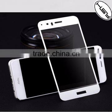 HUYSHE cell phone accessories tempered glass anti-broken screen 2.5D full cover guard 0.3mm protector for Huawei Honor V8