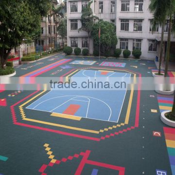 ECO-friendly large interlocking plastic floor tiles