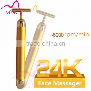 Hot!Face 24K gold cosmetic device Beauty bar 24K golden bar skin care massager