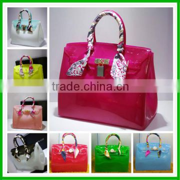 Bags handbag pvc plastic bag ladies handbags guangzhou 2016