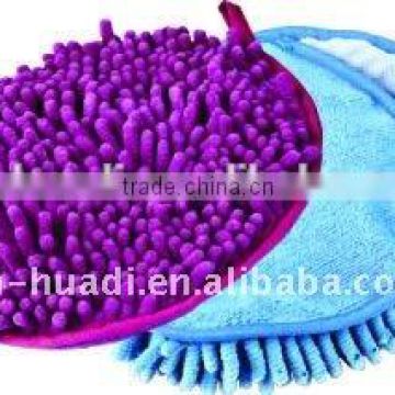 Microfiber Chenille Car Cleaning Glove Car Wash Mitt Round Glove