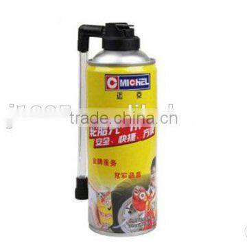 Tyre repair spray aerosol filling machine