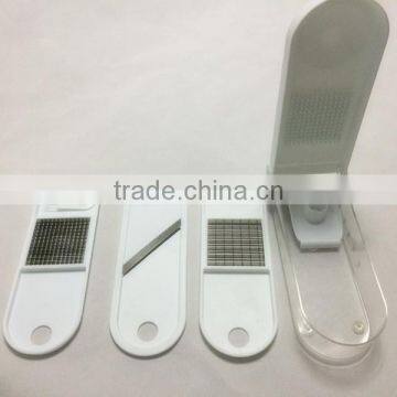 Eco-friendly Feature Kitchen Food Chopper Stainless Steel Metal Type Onion Vegetable Slicer photo-3