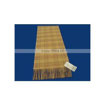 cashmere woven plaid scarf