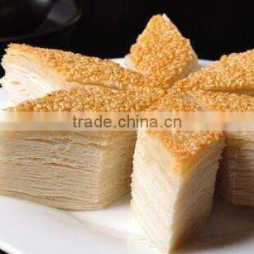High Efficiency Bakery Croissant Dough Sheeter/ Puff Roller Croissant Cutter