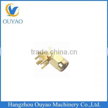 SMA Male Right Angle PCB Mount RF Connector