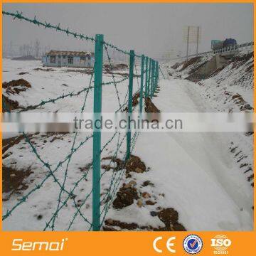 High Strength Barbed Wire Razor Wire Mesh Wall Spike/Barbed Wire Security Fence