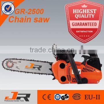 High quality 25cc chain saw with oregon chain and bar