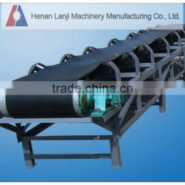 Mining rubber belt conveyor for coal and mineral ores