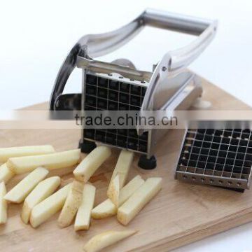 Manual french fry potato chipper cutter