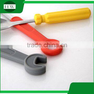Mini Creative Screwdriver Wrench Stainless Steel Silicone Knife Fork Spoon Ladle Scoop Dishware Dinnerware Tableware Set photo-3