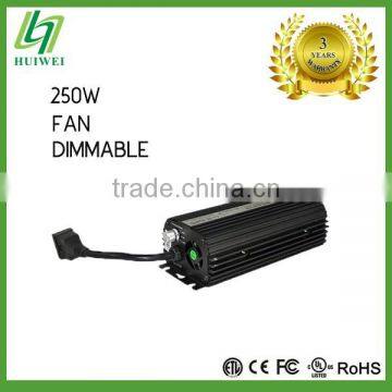Hydroponic High Quality Light Ballast 250W Electronic Dimmable With Cooling Fan Original Manufacturer photo-2