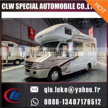 Hot selling luxury caravan travel truck with low price