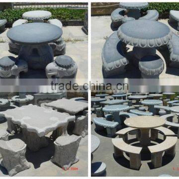 Granite Garden Table And Chair