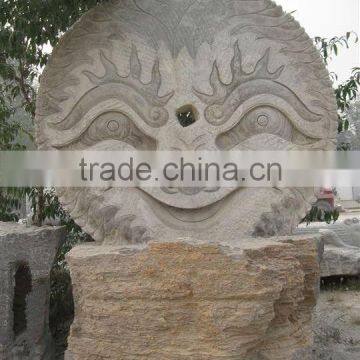 Outdoor Natural Stone Abstract Statue