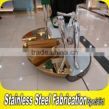 Custom Made Stainless Steel Display Rack for Clothes,Shoes,Bags