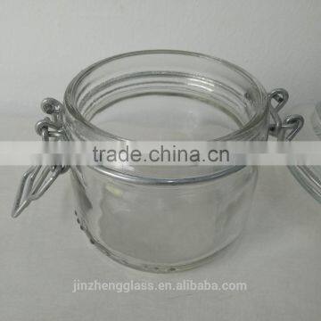 Mini Round Sealed Transparent 200ml Clip Top Jar photo-4