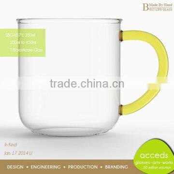 Personalized Hand Blown Glass Clear Glass Beer Pitcher photo-3