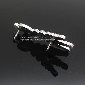 With Your Own Deign Magnetic Name Metal Pin Badge photo-3