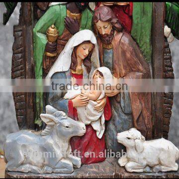 Christmas Manger Group Statues Souvenirs Catholic Religious Items photo-4