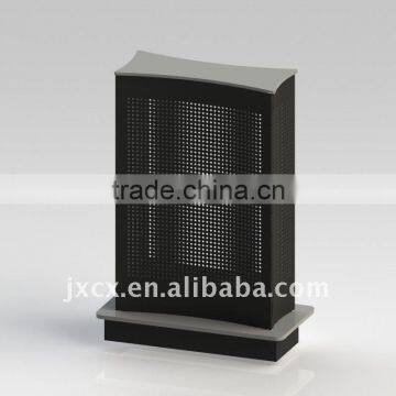 4 sides metal pegboards fixture