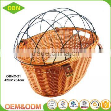 Wholesale Bike Wicker Basket Front Pet Bicycle Basket for Dogs photo-2