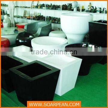 Customized Decorative Fiberglass Outdoor Flower Pot