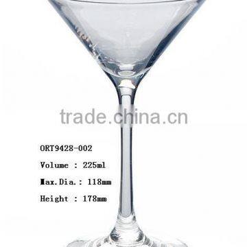 cocktail glass with fancy design