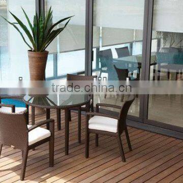 high quality outdoor/garden furniture rattan table and chair