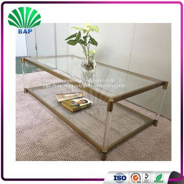 Luxury Modern Furniture Coffee Table Acrylic Tea Table Modern Glass Coffee Table photo-2