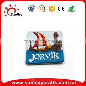 Wholesale Viking centre model ships souvenir 3d pvc fridge magnet for sale