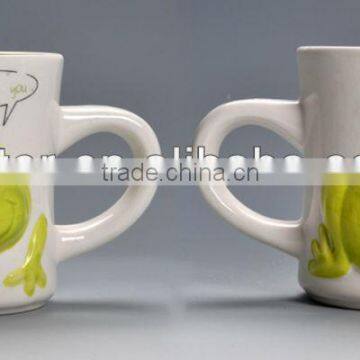 hot sale 3d animal design ceramic mugs