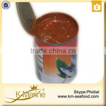 2015 Halal Canned Mackerel in Tomato Sauce