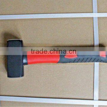 German Type Stoning Hammer With Half Plastic -Coating Handle photo-3