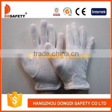 DDSAFETY 2017 High Quality 100% Bleach Cotton Interlock Working Glove