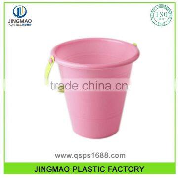 2017 OEM Logo Plastic Small Beach Bucket With Handle