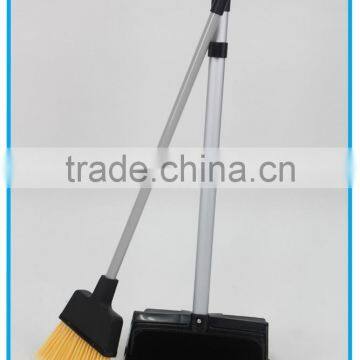New Plastic Lobby Dustpan Broom With L Handle photo-2