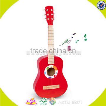 wholesale kids wooden guitar toy high quality baby wooden guitar toy cheap children wooden guitar toy W07H037